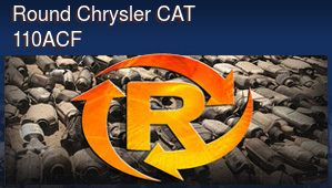 Round Chrysler Catalytic Converter